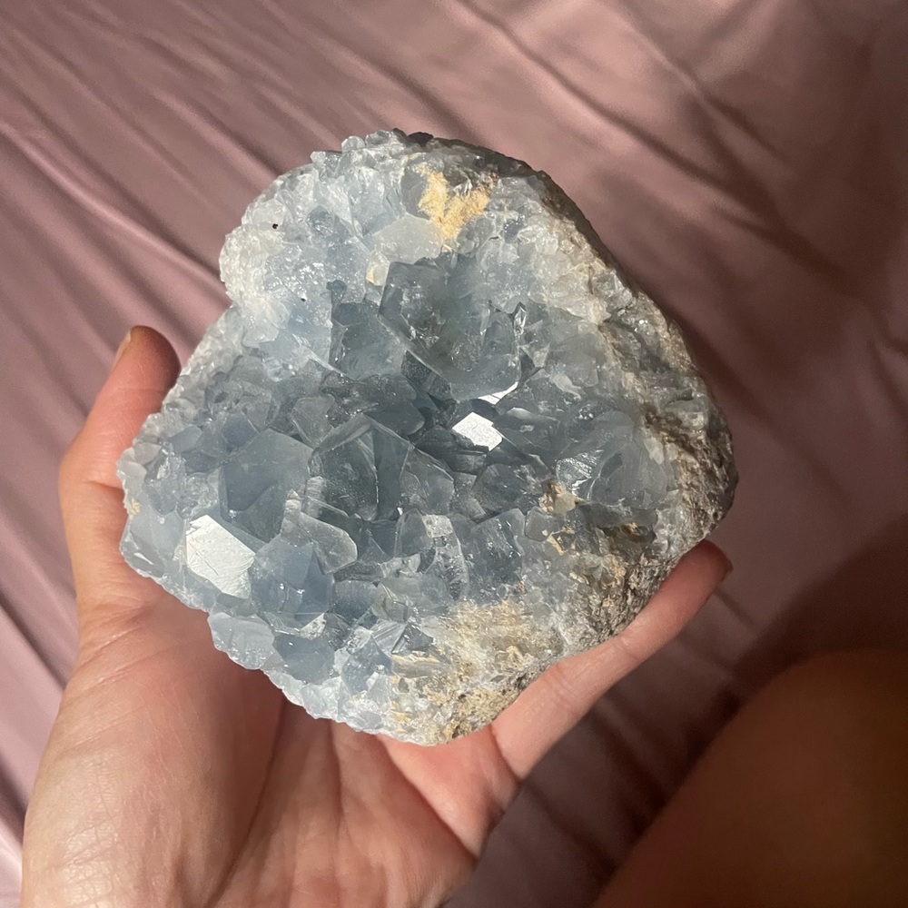 Gemmy Celestite Crystal